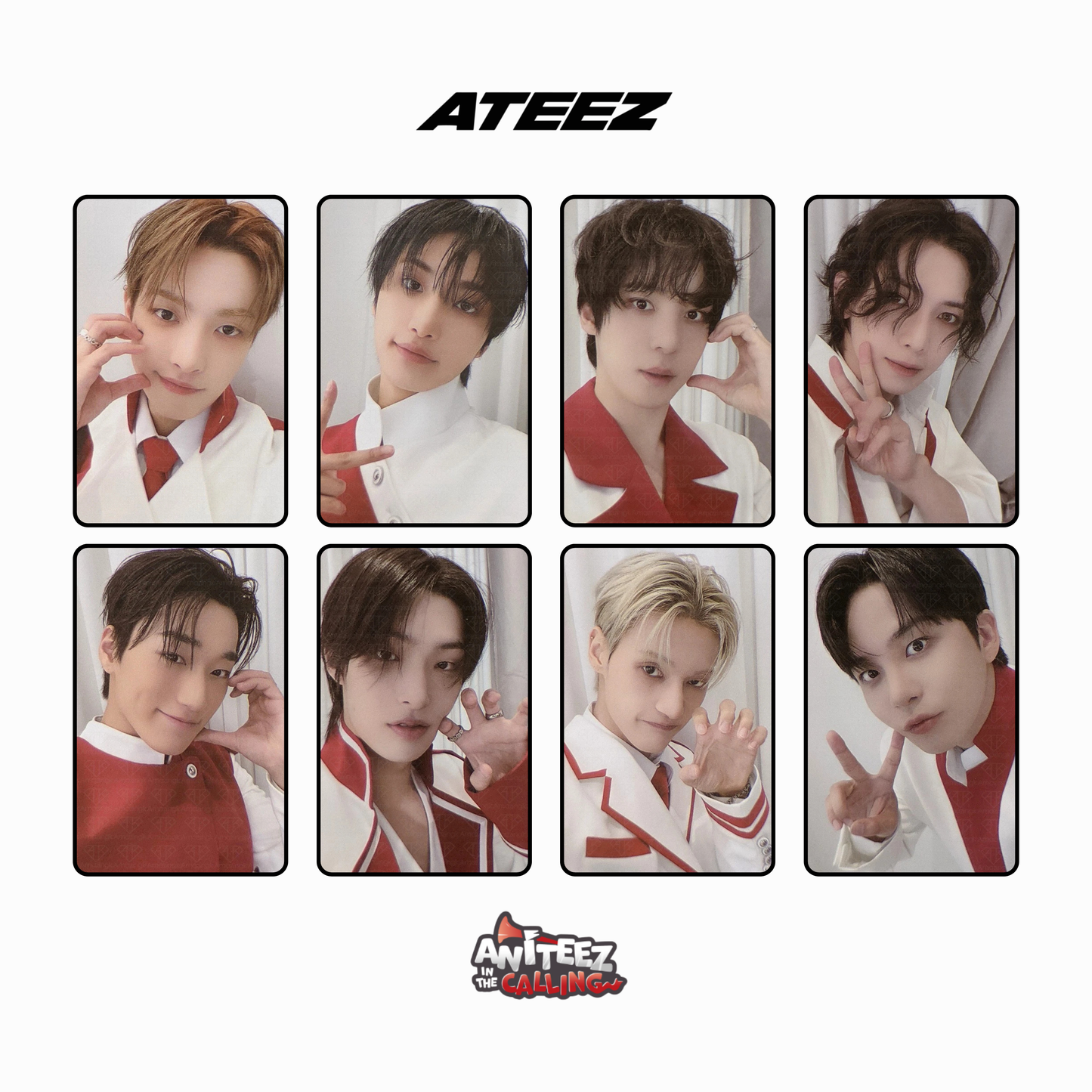 ATEEZ - ANITEEZ IN THE CALLING (POP-UP MD TRADING CARD) MERCH PHOTOCARD