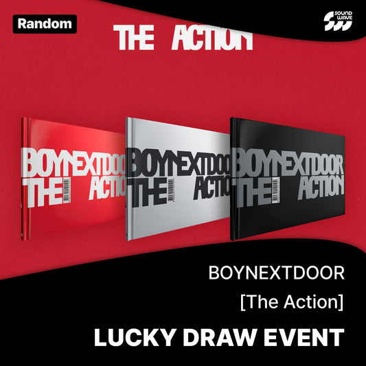 BOYNEXTDOOR - (THE ACTION) 5TH EP ALBUM (LUCKY DRAW EVENT) STANDARD VER. WITH SOUNDWAVE POB