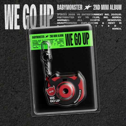 BABYMONSTER - 2ND MINI ALBUM (WE GO UP) MINI BEAM KEYRING VER.
