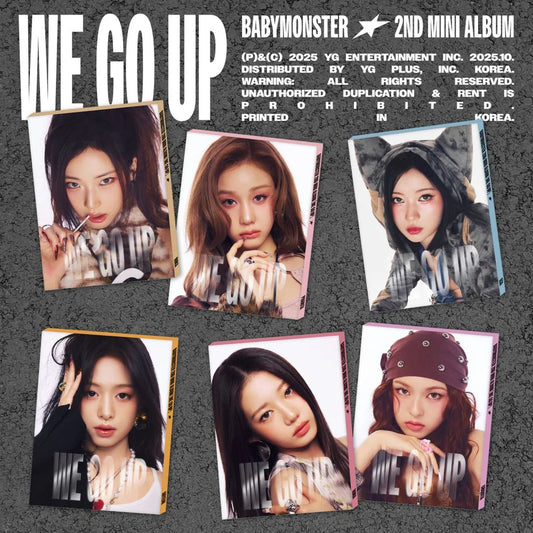 BABYMONSTER - 2ND MINI ALBUM (WE GO UP) PATTERN VER. MEMBERS VER.
