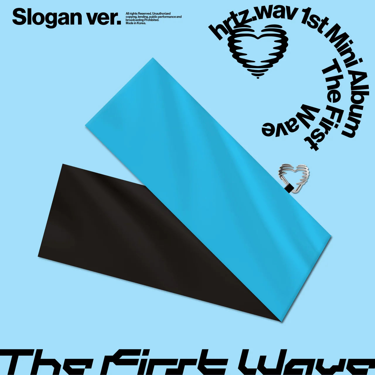HRTZ.WAV - 1ST MINI ALBUM (THE FIRST WAVE) SLOGAN VER.