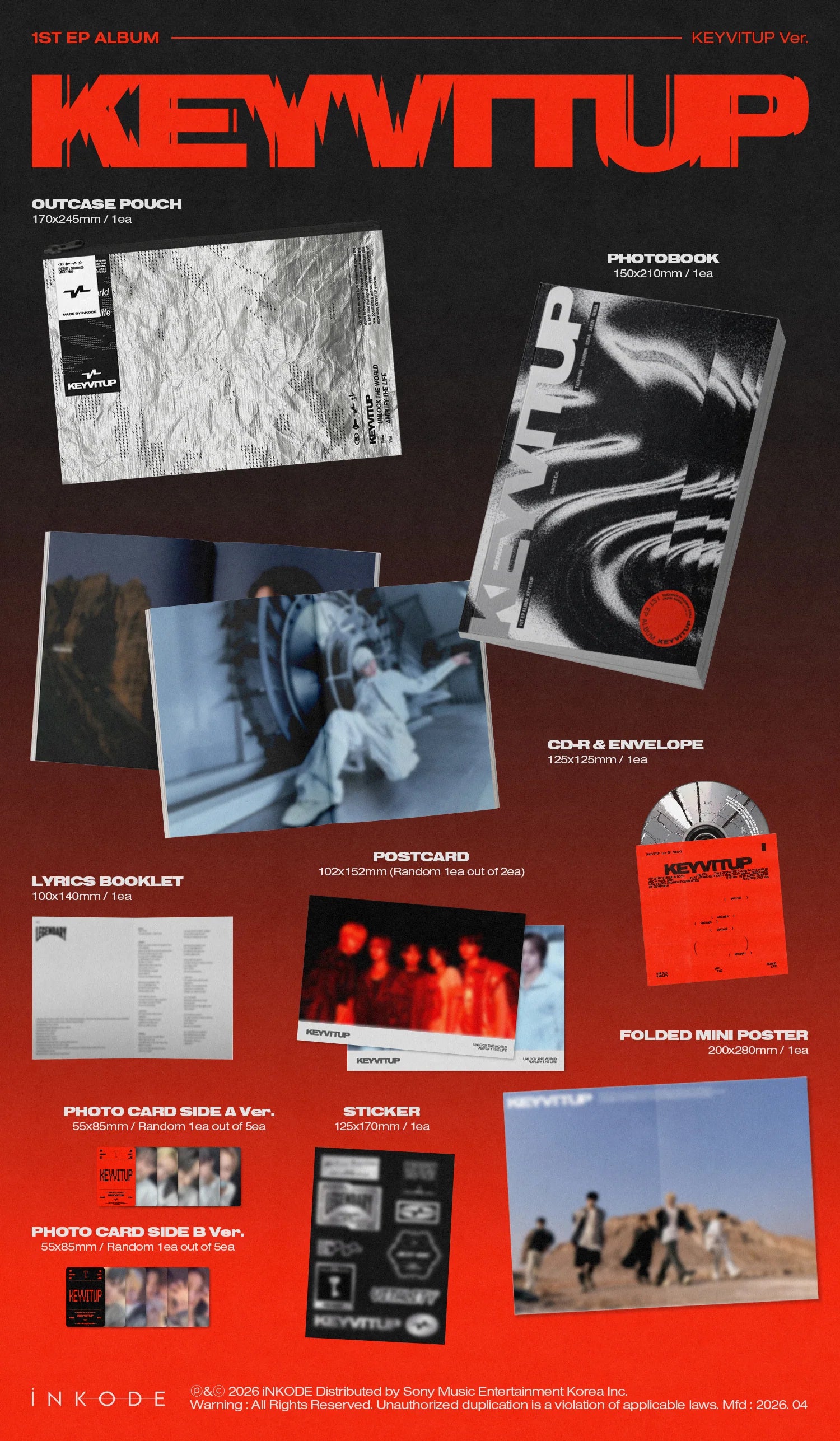 KEYVITUP - 1ST EP ALBUM (KEYVITUP) PHOTOBOOK VER.