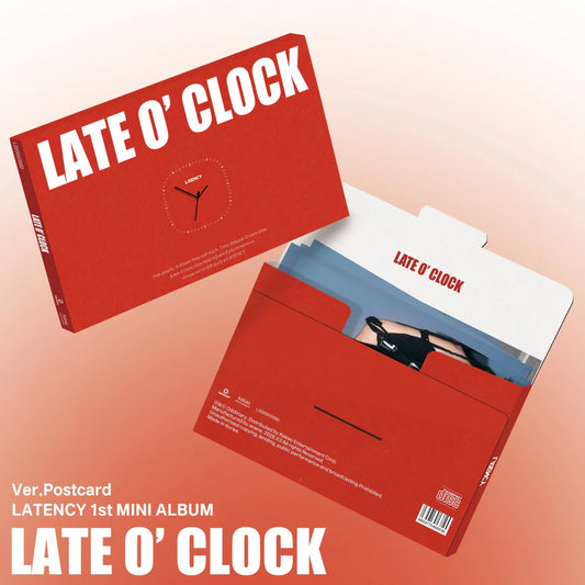 LATENCY - 1ST MINI ALBUM (LATE O' CLOCK) POSTCARD VER.