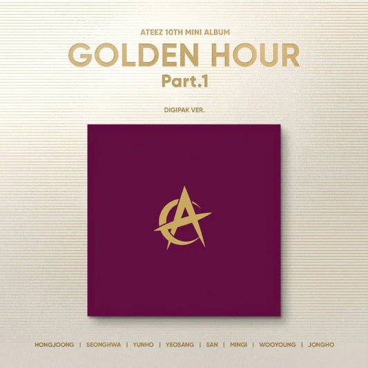 ATEEZ - 10TH MINI ALBUM (GOLDEN HOUR : PART. 1) DIGIPAK VER.