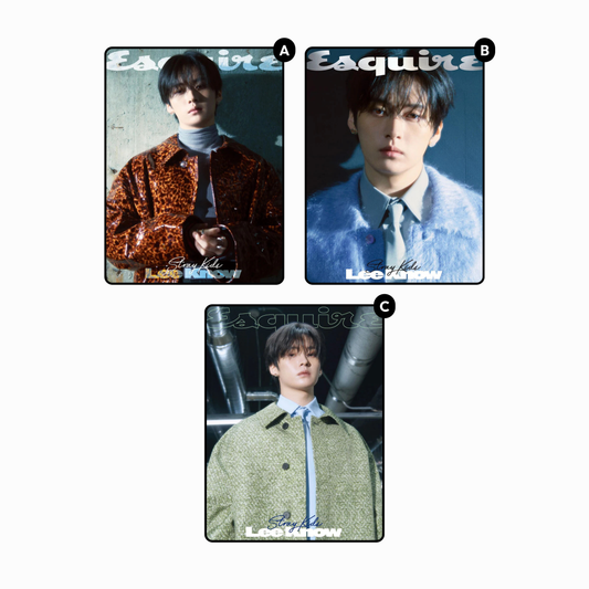 ESQUIRE - (2025, AUGUST) - COVER : STRAY KIDS (LEE KNOW)